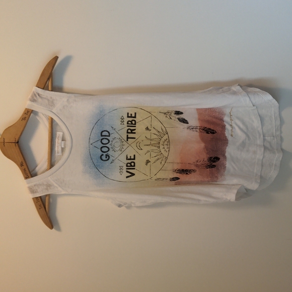 Spiritual Gangster Women's Size Small Sleeveless Good Vibe Tribe Sleeveless Tank - Picture 12 of 12